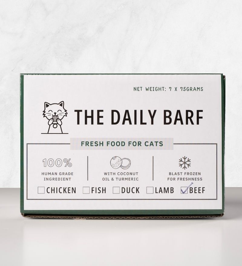 Beef for Cats - One Box (7 x 75g)